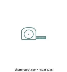 Roulette construction, icon in vector
