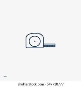 Roulette construction, icon in vector