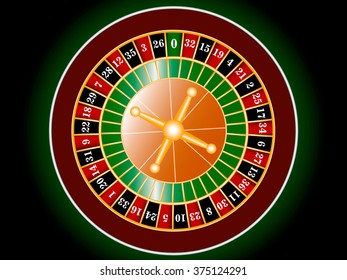 Roulette game in the casino