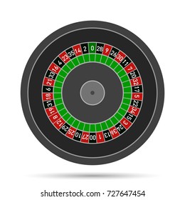 Roulette Icon. Vector Illustration