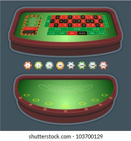 roulette table blackjack