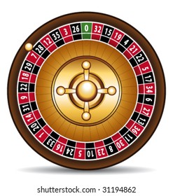 Roulette vector illustration