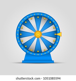 Roulette, wheel of fortune icon. Vector illustration