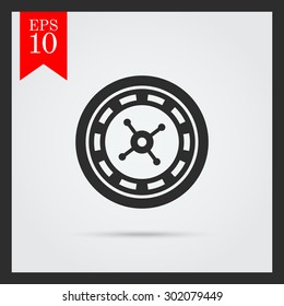 Roulette wheel icon