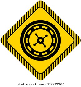 Roulette wheel icon