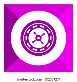 Roulette wheel icon