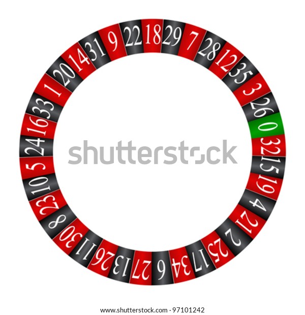 Roulette Wheel Vector Stock Vector (Royalty Free) 97101242 | Shutterstock