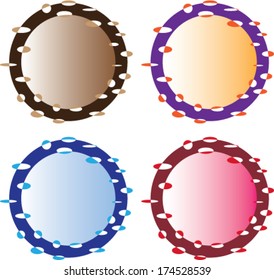 Round abstract