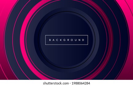 round Abstract background pink with modern corporate concept. Vector illustration.