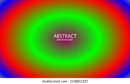 round abstract background with vivid color