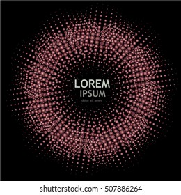 round abstract circles. Vector