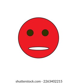 Round abstract comic Faces with various Emotions. Crayon drawing style. Different colorful characters. Cartoon style. Flat design. Hand drawn trendy Vector illustration.