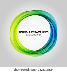 round abstract line background,advertisement, posters and presentations