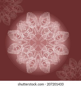 round abstract ornament