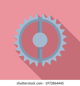 Round animal trap icon. Flat illustration of Round animal trap vector icon for web design