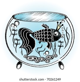Round aqarium