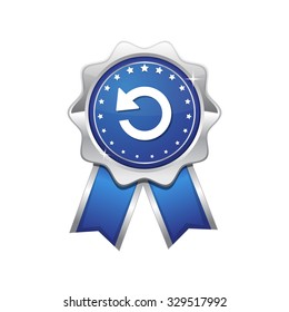 Round Arrow blue Vector Icon Design