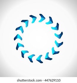 round arrow, circle reload reuse refresh reset loop icon