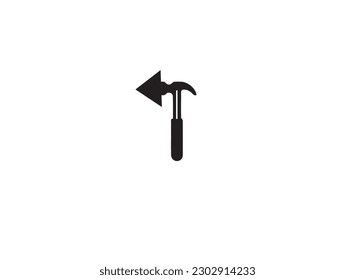 Arte vector de flecha redonda, icono.  Flechas de vectores negros de nuevo estilo aisladas en blanco. Ilustración de material de iconos vectores de flecha.