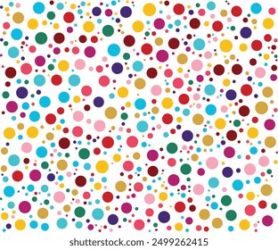 Round Background. Color Circle Festival Design. colorful dot pattern. Happy Dot Wallpaper. color Round Background