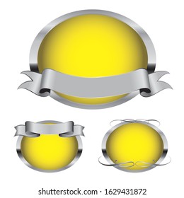 Round badge illustration for your projects and sales promotion