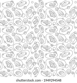Round ball and dot pattern for texture, background, tile, decor, fabric print and more use
