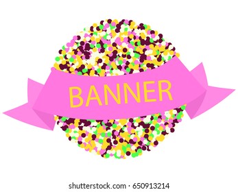 round banner