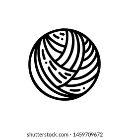 Round bio emblem in a circle linear style. Abstract background logo. Vector abstract badge for design of natural products, flower shop, cosmetic, ecology concept, health, spa, yoga Center