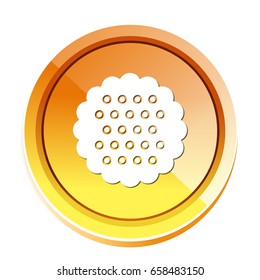 round biscuit icon