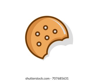 round biscuits bitten