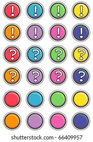 Round Black Buttons