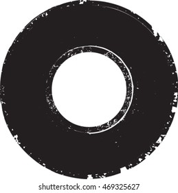 Round Black. Circle Retro Shape. Banners, Insignias,stamps,Icons, Labels and Badges.