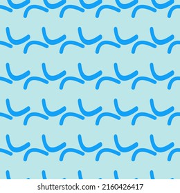 Round blue lines arranged on the surface of the cloth.