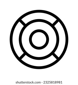 Round Board Game Icon Vector Symbol Design Illustration