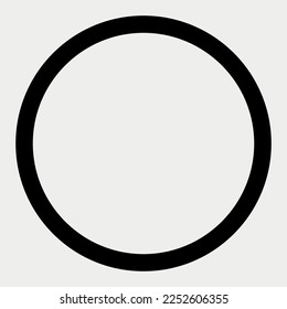 runder Rahmen mit kreisförmigem Rahmen, Design, Vektorgrafik