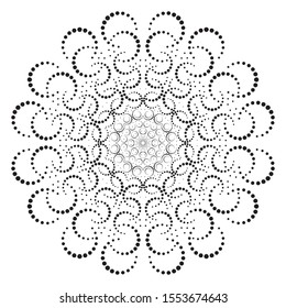 mandala dot art images stock photos vectors shutterstock