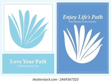 Round Botanical Design for frames. Home Decoration. Minimalist artwork. Boho style