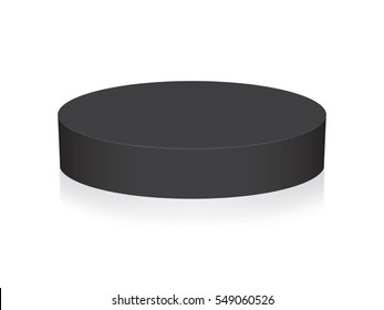 Round box for your design and logo. Easy to change colors. EPS10