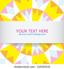 Round bright background with bg for text