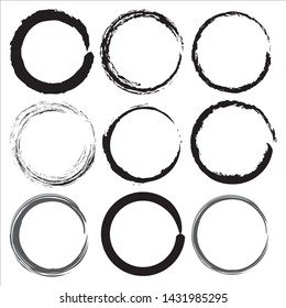 round brush with different shapes 