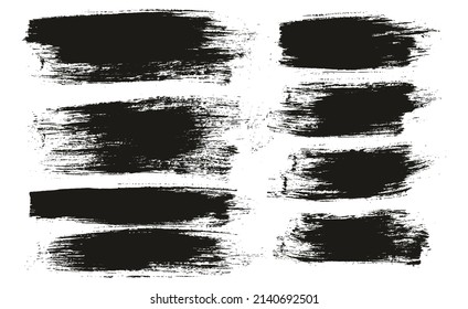 Round Brush Regular Long Background Mix Artist Brush High Detail Abstract Vector Background Mix Set 