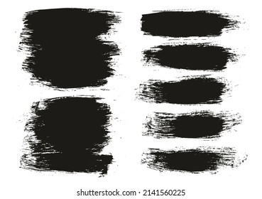Round Brush Regular Long Background Mix Artist Brush High Detail Abstract Vector Background Mix Set 