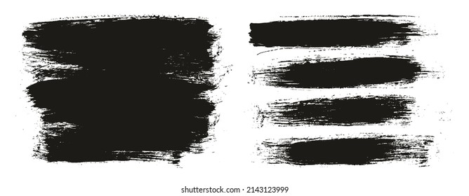 Round Brush Regular Long Background Mix Artist Brush High Detail Abstract Vector Background Mix Set 