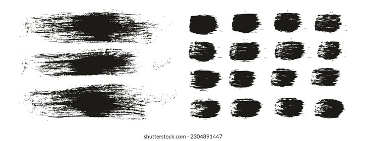 Round Brush Regular Long Background And Straight Lines Mix Artist Brush High Detail Abstract Vector Background Mix Set 