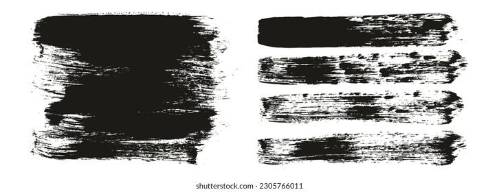 Round Brush Regular Long Background And Straight Lines Mix Artist Brush High Detail Abstract Vector Background Mix Set 