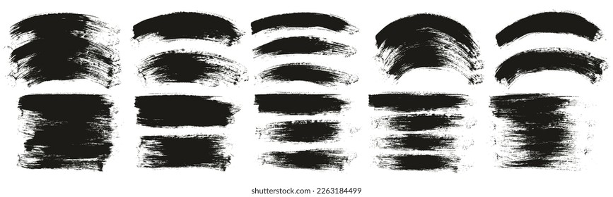 Round Brush Regular Long And Curved Background Mix Artist Brush High Detail Abstract Vector Background MEGA Mix Set 