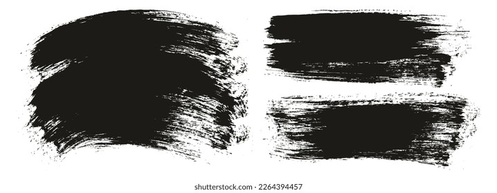 Round Brush Regular Long And Curved Background Mix Artist Brush High Detail Abstract Vector Background Mix Set 