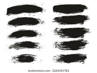 Rund-Brush, regelmäßiger langer und kurviger Hintergrund Mix-Künstler, sprich-detailreicher abstrakter Vektorhintergrund-Mix-Set 