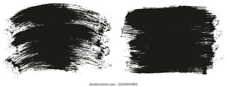 Round Brush Regular Long And Curved Background Mix Artist Brush High Detail Abstract Vector Background Mix Set 