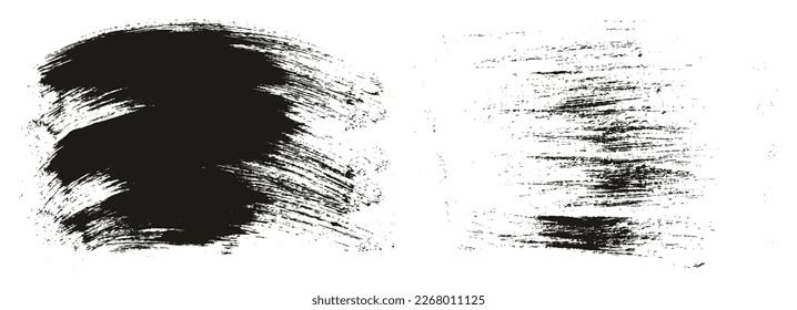 Round Brush Regular Long And Curved Background Mix Artist Brush High Detail Abstract Vector Background Mix Set 